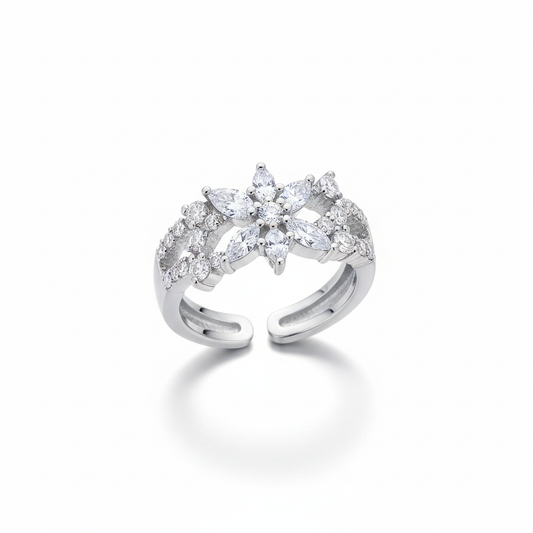 Elegant Adjustable Sparkle Ring